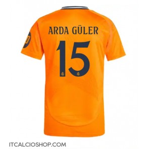 Real Madrid Arda Guler #15 Seconda Maglia 2024-25 Manica Corta